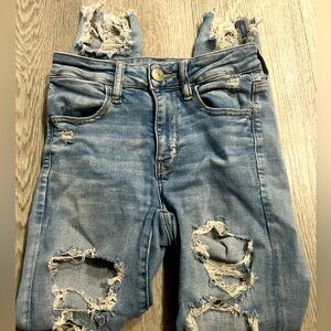 American Eagle Ripped Skinny Jeans